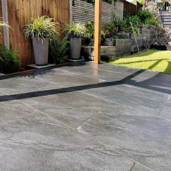 Anthracite Black Porcelain Paving 900 x 600