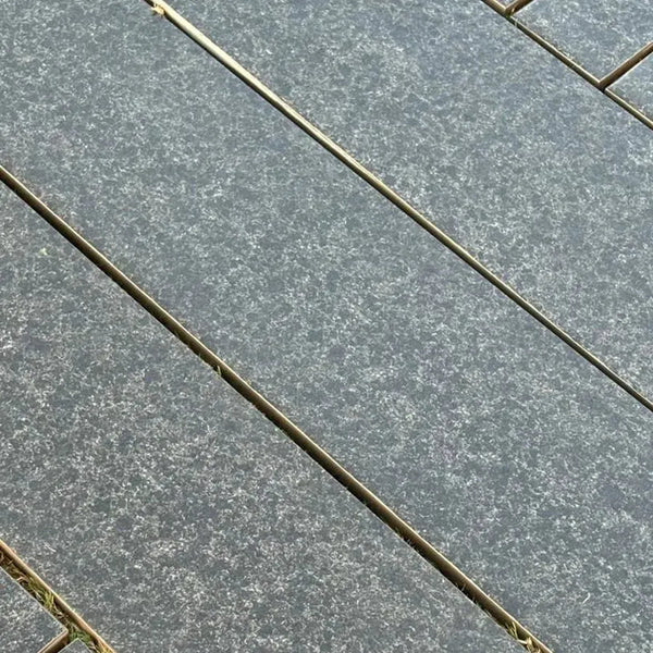 black basalt porcelain edging planks