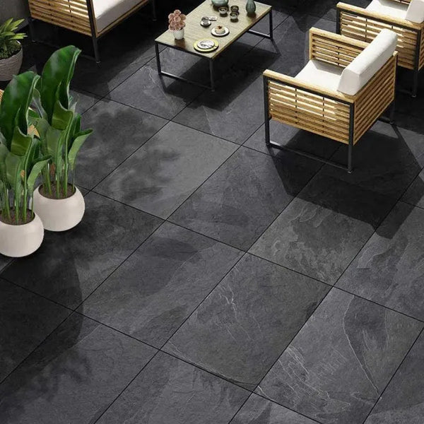 black paving