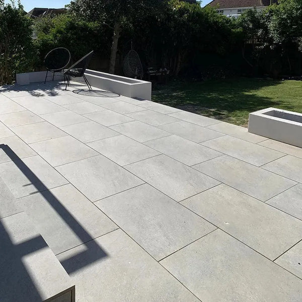 hammerstone grey porcelain paving