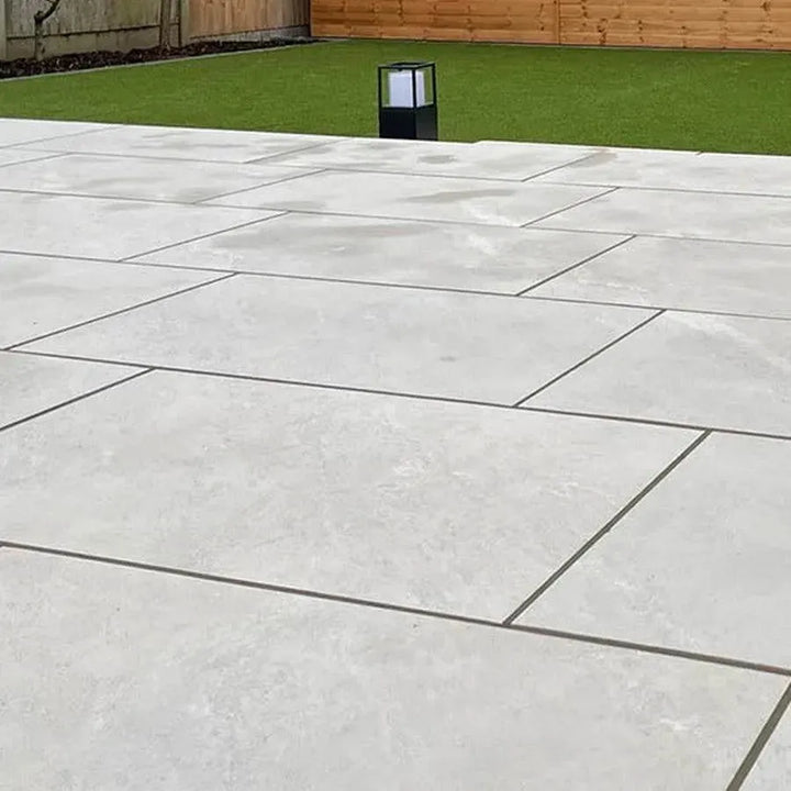 himalayan white porcelain paving slabs