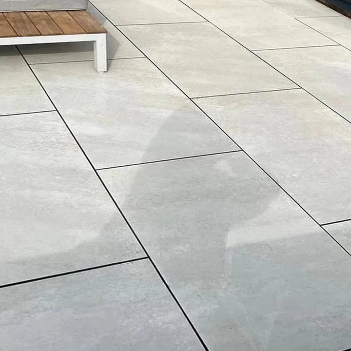 himalayan white porcelain paving slabs