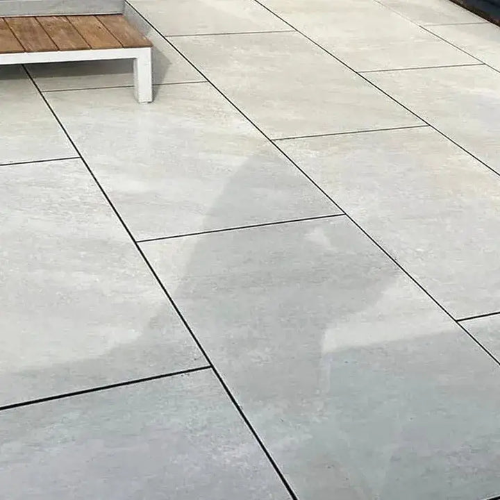 Himalayan White Porcelain Paving Slabs