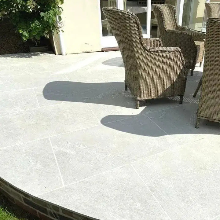 Himalayan White Porcelain Paving Slabs