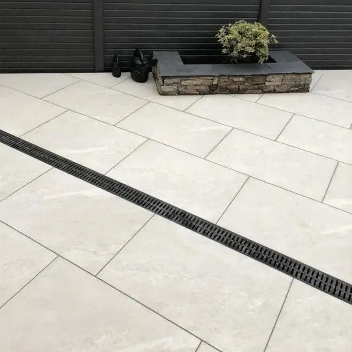 Himalayan White Porcelain Paving Slabs