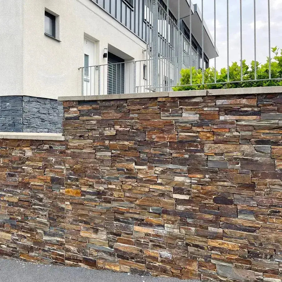 Stone Cladding Multicolour Slate Z Tiles Clad Panels | Paving Slabs UK