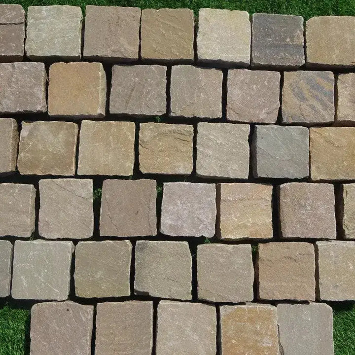 Indian sandstone Raj green setts