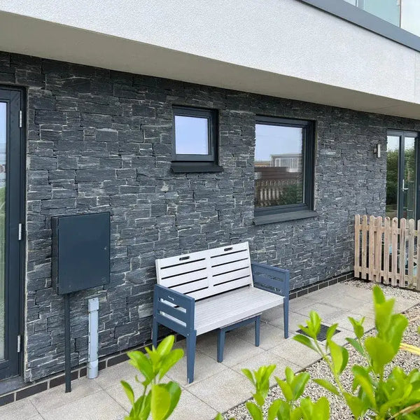 Z stone black slate cladding panels